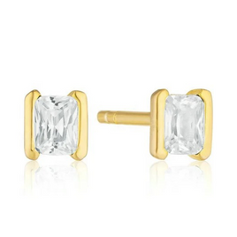 Celeste - Rectangular Stud earrings