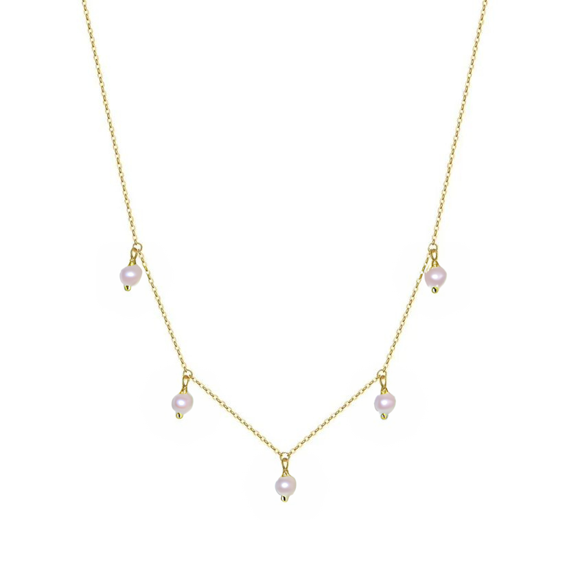 Serenity - Dainty Pearl Necklace