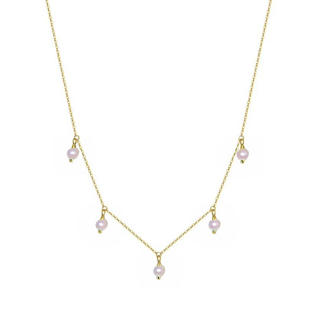 Serenity - Dainty Pearl Necklace