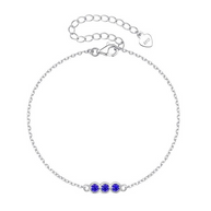 Faith - Royal Silver Bracelet with Stones