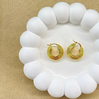 Rayne - Gold Hoop Earrings