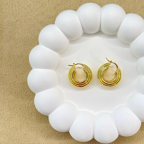 Rayne - Gold Hoop Earrings