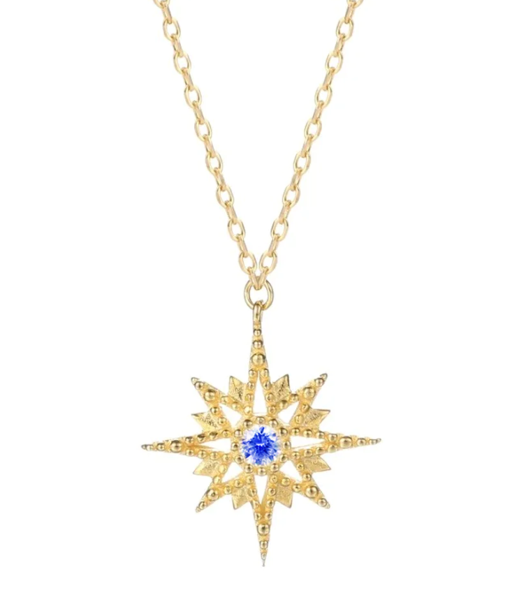 Maribel - Starburst Gold Necklace