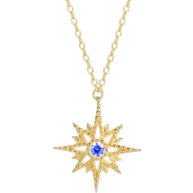 Maribel - Starburst Gold Necklace