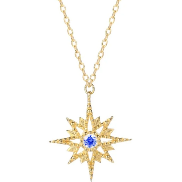 Maribel - Starburst Gold Necklace