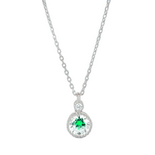 Brianna - Silver Necklace with Gemstone