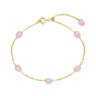 Adelaide - Pearl Stone Gold Bracelet