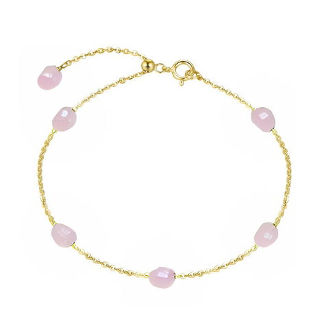Adelaide - Pearl Stone Gold Bracelet