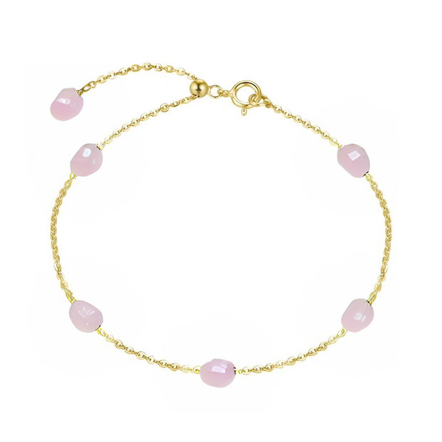 Adelaide - Pearl Stone Gold Bracelet