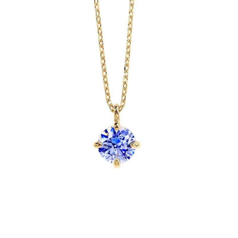 Kennedy - Elegant Locket Necklace with Stone