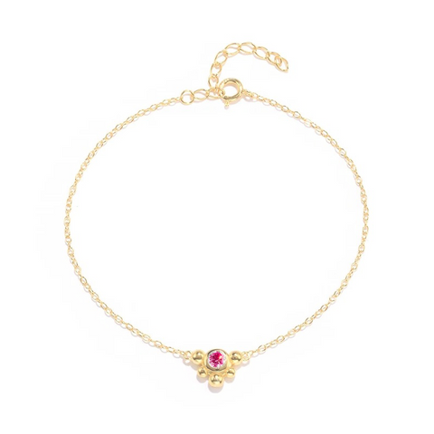 Callie - Royal Gold Bracelet with Stones