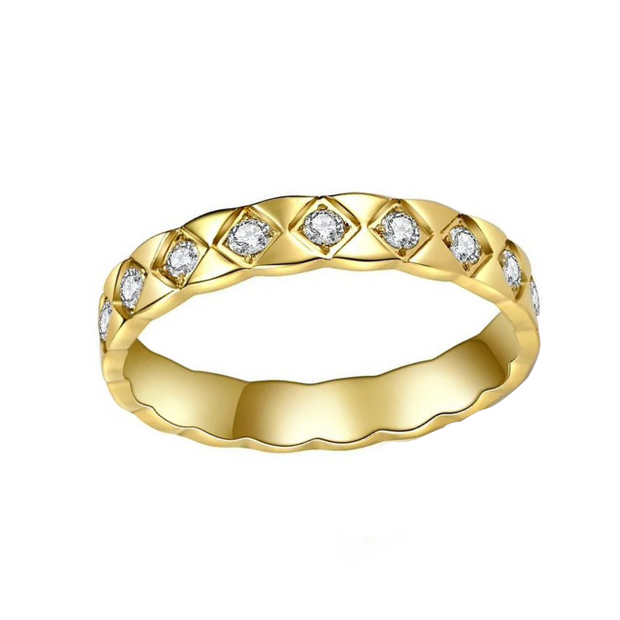 Bonnie - Gold Ring with Stones