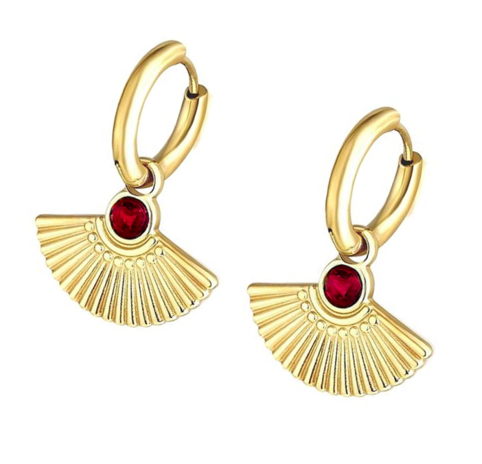 Emma - Gold Dangling Earrings