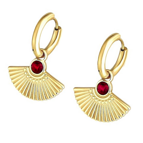 Emma - Gold Dangling Earrings
