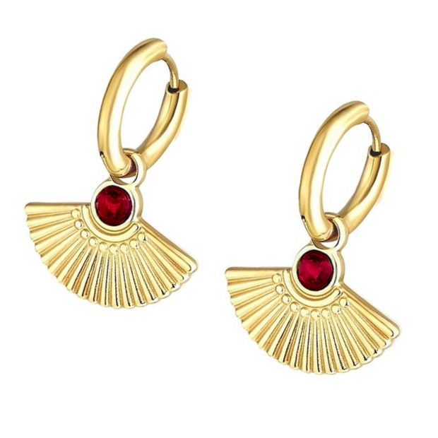 Emma - Gold Dangling Earrings