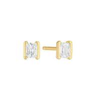 Celeste - Rectangular Stud earrings