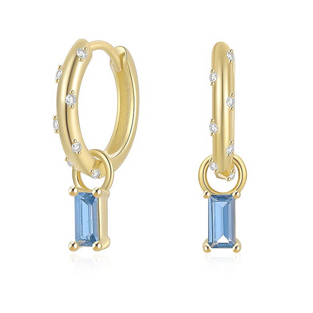 Meredith - Gold Dangling Earrings