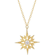 Maribel - Starburst Gold Necklace