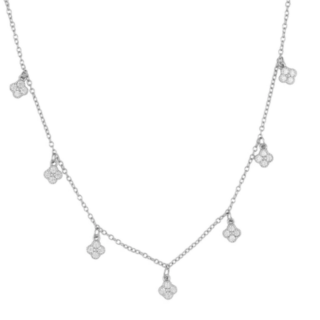 Sammy - Silver Necklace with Stones