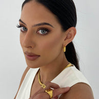 Polly - Gold Hoop Earrings