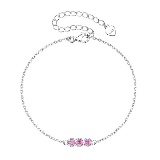 Faith - Royal Silver Bracelet with Stones