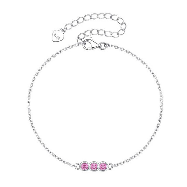 Faith - Royal Silver Bracelet with Stones
