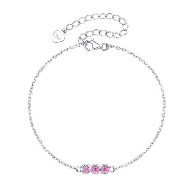 Faith - Royal Silver Bracelet with Stones