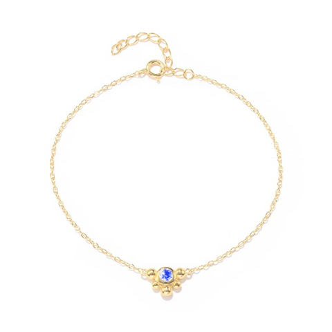 Callie - Royal Gold Bracelet with Stones