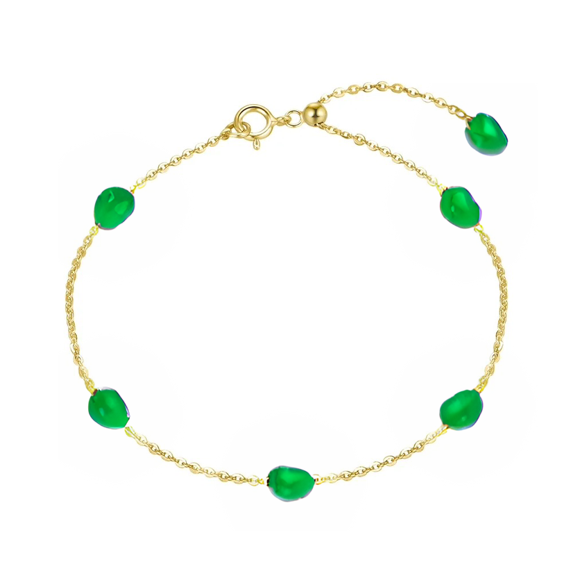 Adelaide - Pearl Stone Gold Bracelet