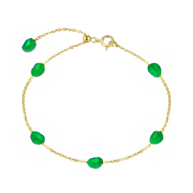 Adelaide - Pearl Stone Gold Bracelet