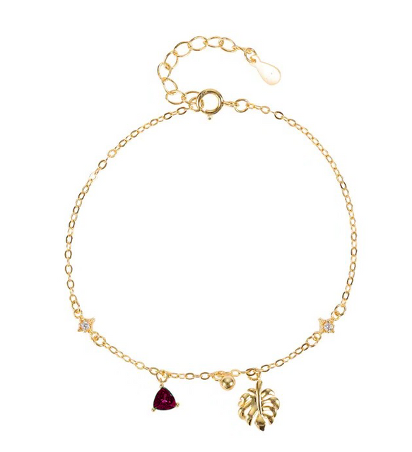 Jayla - Gold Bracelet with Gemstone Detailing
