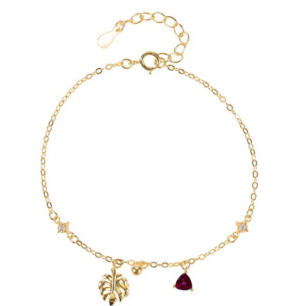 Jayla - Gold Bracelet with Gemstone Detailing