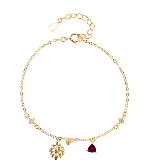Jayla - Gold Bracelet with Gemstone Detailing