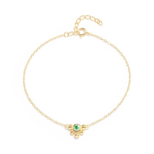 Callie - Royal Gold Bracelet with Stones