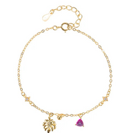 Jayla - Gold Bracelet with Gemstone Detailing