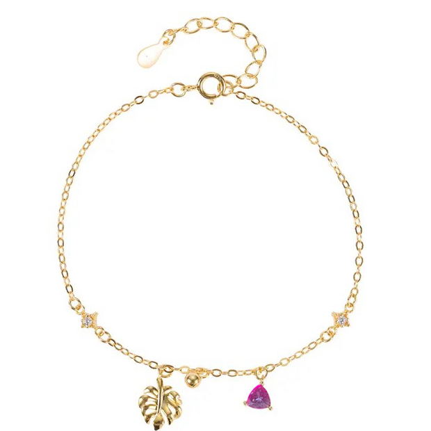 Jayla - Gold Bracelet with Gemstone Detailing
