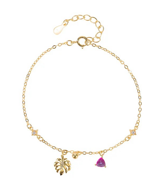 Jayla - Gold Bracelet with Gemstone Detailing