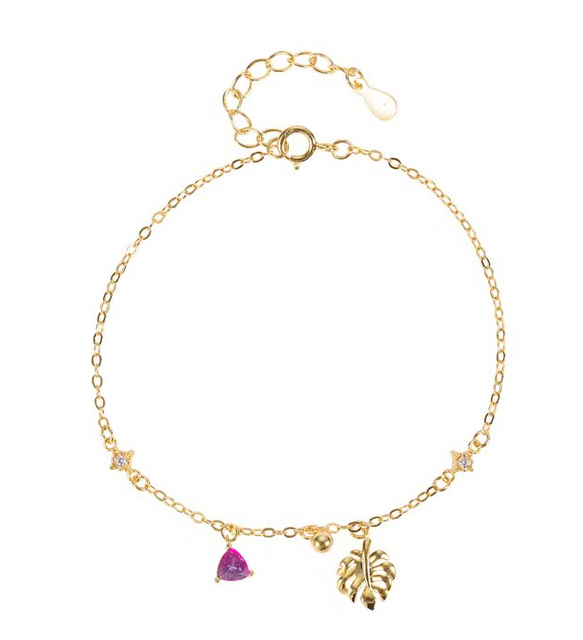Jayla - Gold Bracelet with Gemstone Detailing