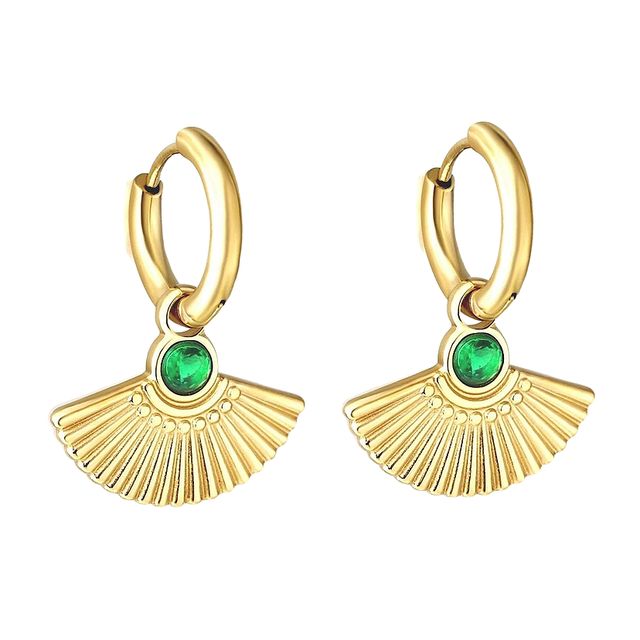 Emma - Gold Dangling Earrings