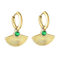 Emma - Gold Dangling Earrings