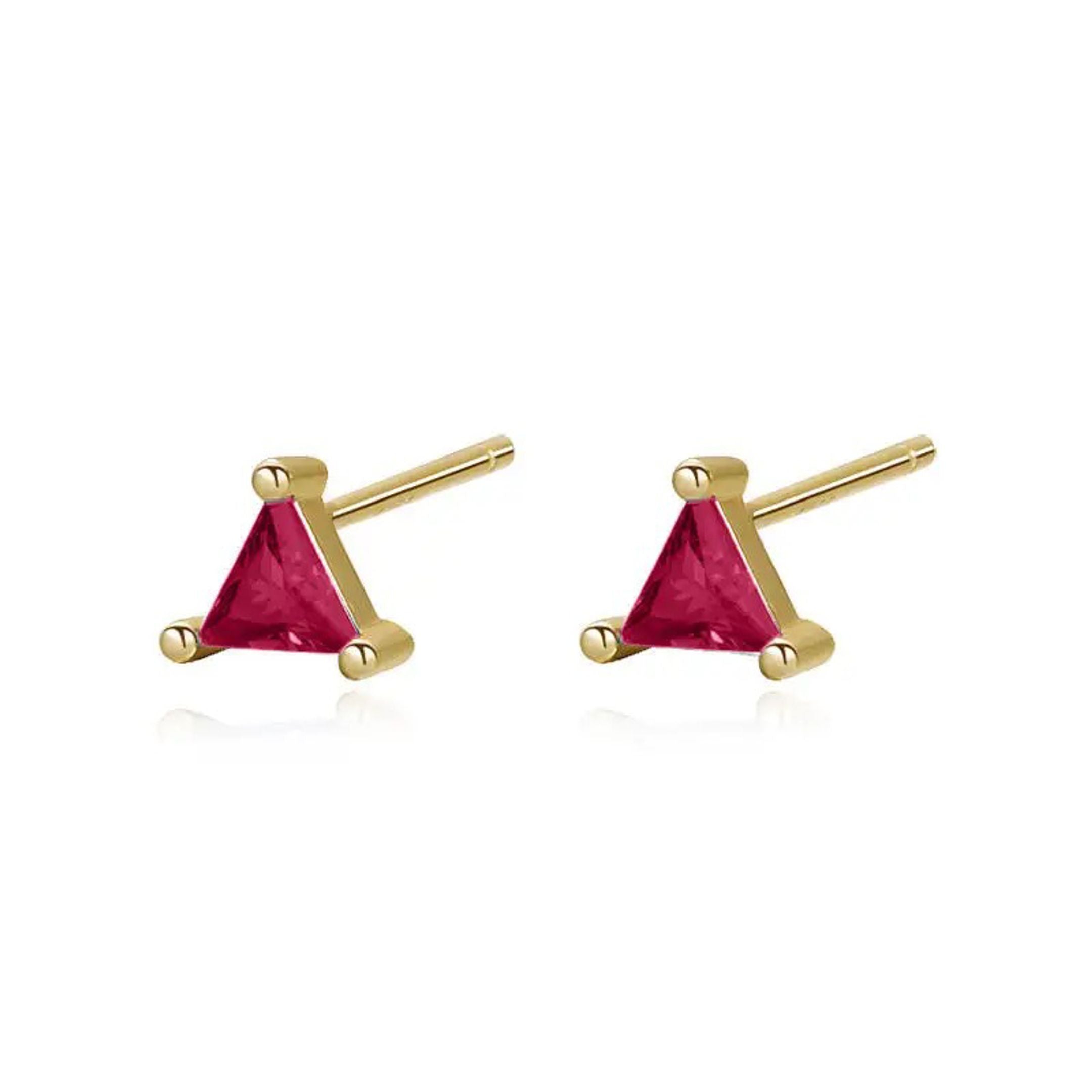 Abigail - Gold Stud Earrings