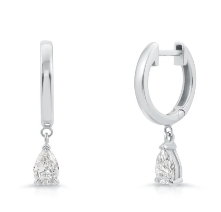 Lily - Silver Dangling Earrings