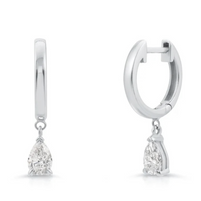 Lily - Silver Dangling Earrings