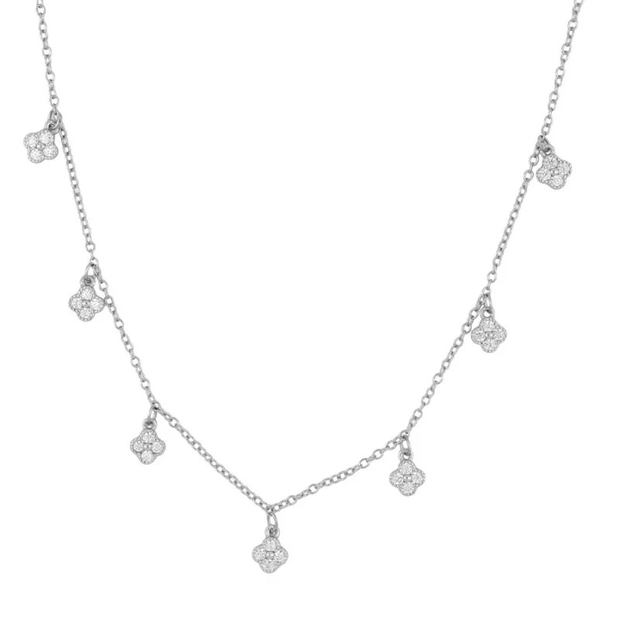 Sammy - Silver Necklace with Stones