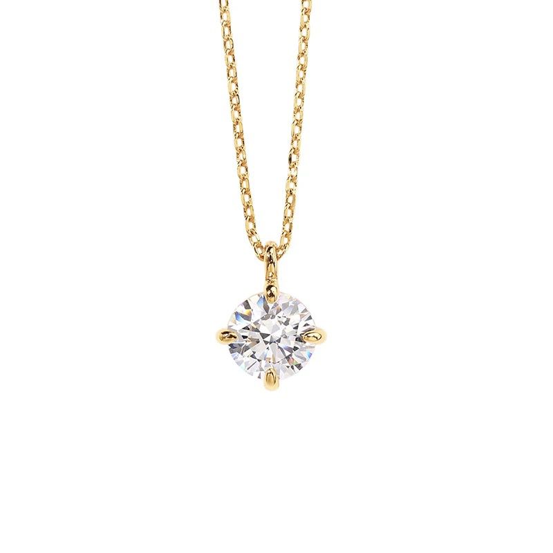 Kennedy - Elegant Locket Necklace with Stone