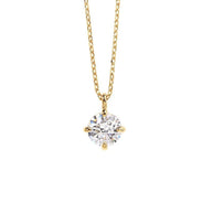 Kennedy - Elegant Locket Necklace with Stone