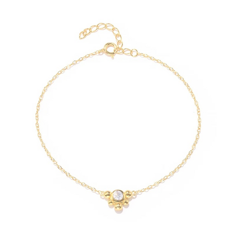 Callie - Royal Gold Bracelet with Stones