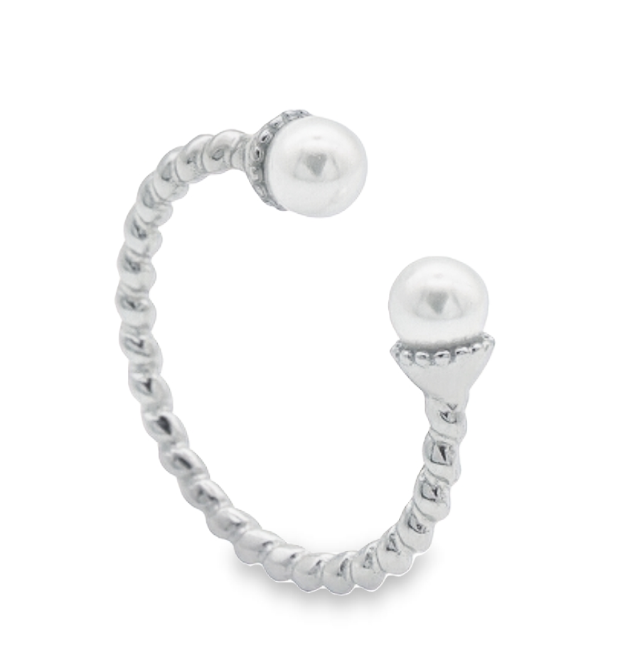 Adriana - Silver Ring with Pearl