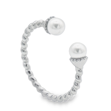 Adriana - Silver Ring with Pearl