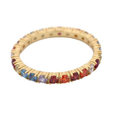 Alayna - Coloured Vermeil Gold Ring